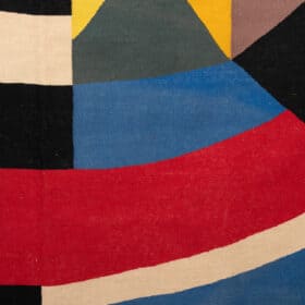 Sonia Delaunay Inspired Rug or Tapestry. Contemporary Work.