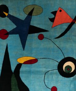 Colorful Joan Miro Rug - Star - Styylish