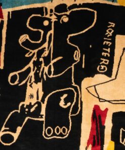Alternative view of After Jean-Michel Basquiat. Rug, or tapestry « Melting Point of Ice ».