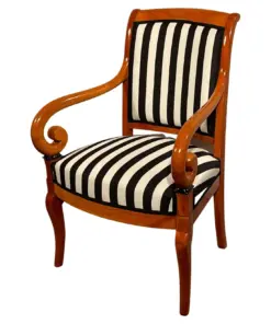 Pair of Biedermeier Armchairs- three-quarter view- Styylish