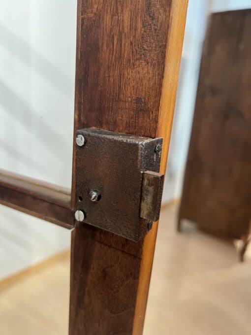 Walnut Biedermeier Bookcase - Lock - Styylish