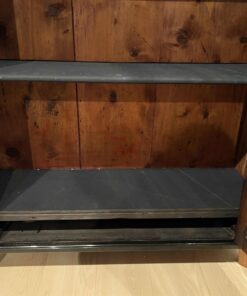 Walnut Biedermeier Bookcase - Compartment Interior - Styylish