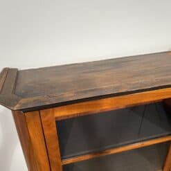 Walnut Biedermeier Bookcase - Top of Bookcase - Styylish