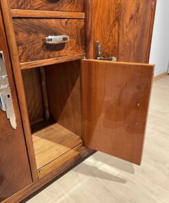 Art Deco Walnut Sideboard - Shelf - Styylish