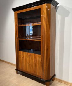 Walnut Biedermeier Bookcase - Side - Styylish