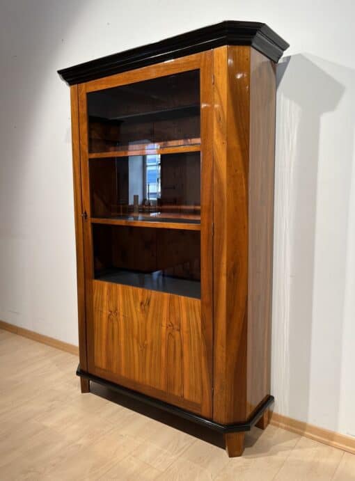 Walnut Biedermeier Bookcase - Side - Styylish