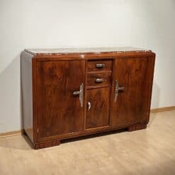 Art Deco Walnut Sideboard - Full View - Styylish