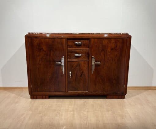 Art Deco Walnut Sideboard - Front - Styylish