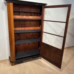 Walnut Biedermeier Bookcase - Interior - Styylish