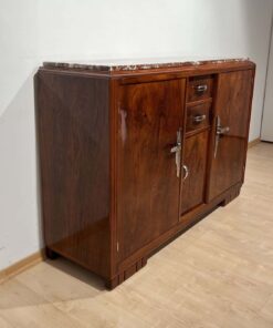 Art Deco Walnut Sideboard - Side - Styylish