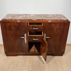 Art Deco Walnut Sideboard - Compartments - Styylish