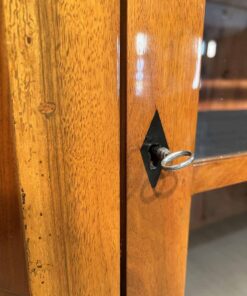Walnut Biedermeier Bookcase - Key - Styylish