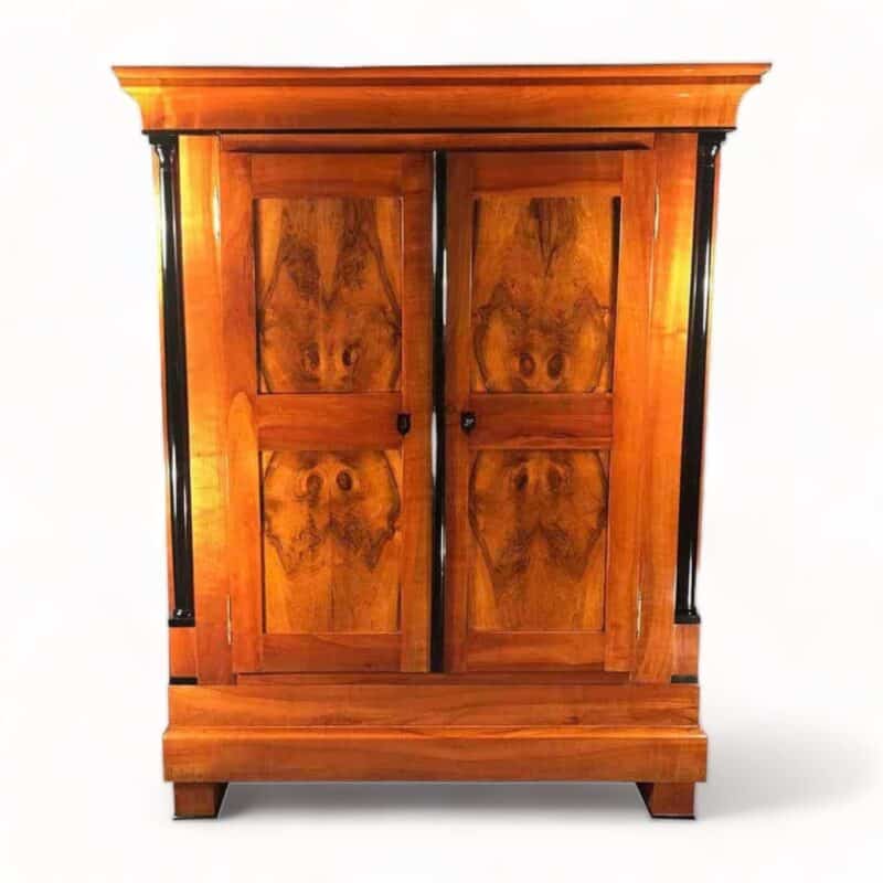 Biedermeier Wardrobe walnut- 19th century- styylish