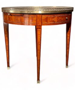 French Louis XVI Bouillotte Table- front view- Styylish