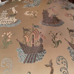 Pair of Louis XV Armchairs- detail of fabric- Styylish