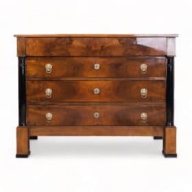 Walnut Biedermeier Chest of Drawers, first half of the 19th century