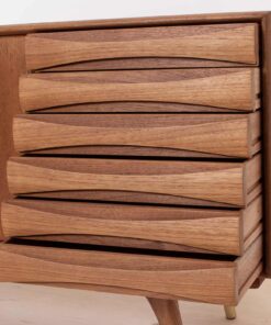 Sven Andersen Sideboard- view of the drawers right side open- Styylish