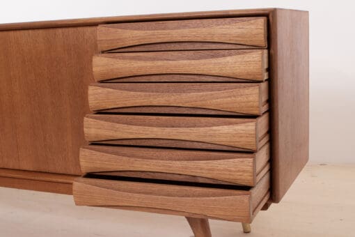 Sven Andersen Sideboard- view of the drawers right side open- Styylish