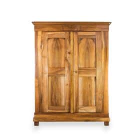 19th Century Biedermeier Walnut Wardrobe from Germany