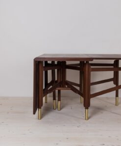 Mid-century Dining Table - Side Extended - Styylish