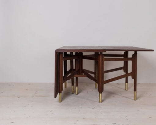 Mid-century Dining Table - Side Extended - Styylish