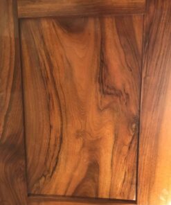 Biedermeier walnut armoire- detail of the door- Styylish