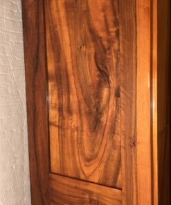 Biedermeier walnut armoire- side view- Styylish