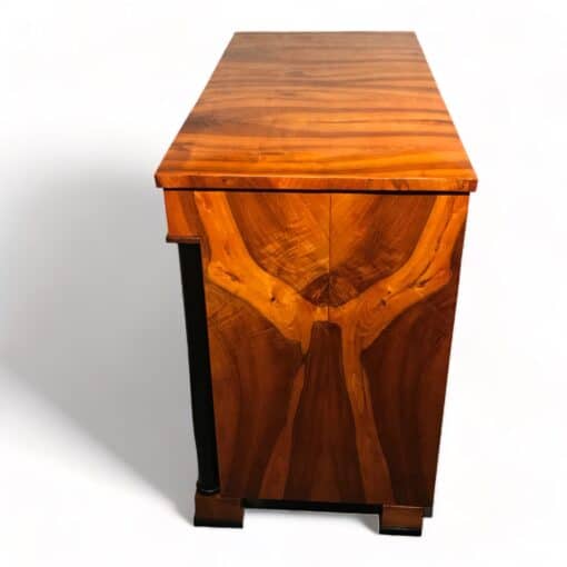 Biedermeier Walnut Dresser- side view left- Styylish