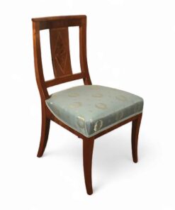 Set of Four Neoclassical Chairs- three-quarter view- Styylish