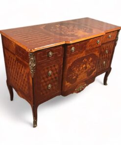 Louis XVI Style Chest of Drawers- three-quarter view- Styylish