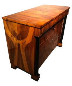 Biedermeier Walnut Dresser- side view right- Styylish