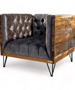 Reclaimed wood- armchair- styylish