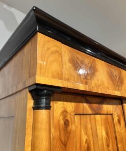 Cherry Biedermeier Armoire - Top Detail - Styylish