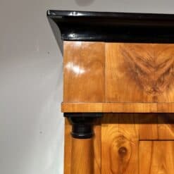 Cherry Biedermeier Armoire - Top Edge - Styylish