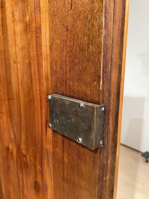 Cherry Biedermeier Armoire - Interior Hinge Detail - Styylish