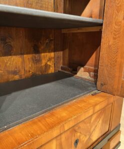Cherry Biedermeier Armoire - Shelves - Styylish