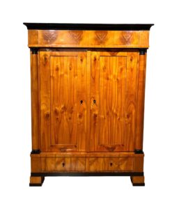 Cherry Biedermeier Armoire - Front - Styylish