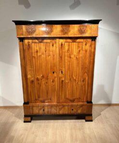 Cherry Biedermeier Armoire - Front Profile - Styylish