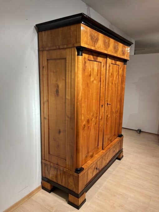 Cherry Biedermeier Armoire - Side Profile - Styylish