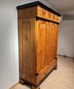 Cherry Biedermeier Armoire - Side Profile - Styylish