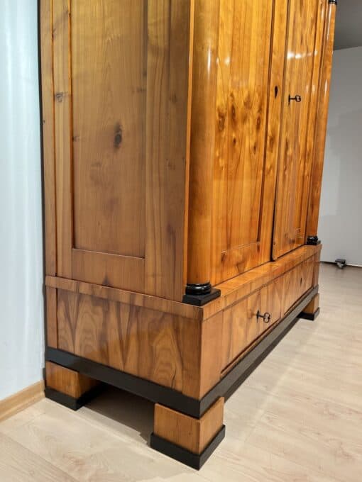 Cherry Biedermeier Armoire - Edge Profile - Styylish