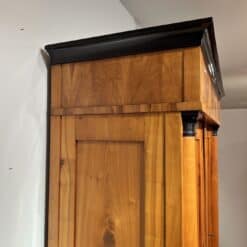 Cherry Biedermeier Armoire - Top Edge - Styylish