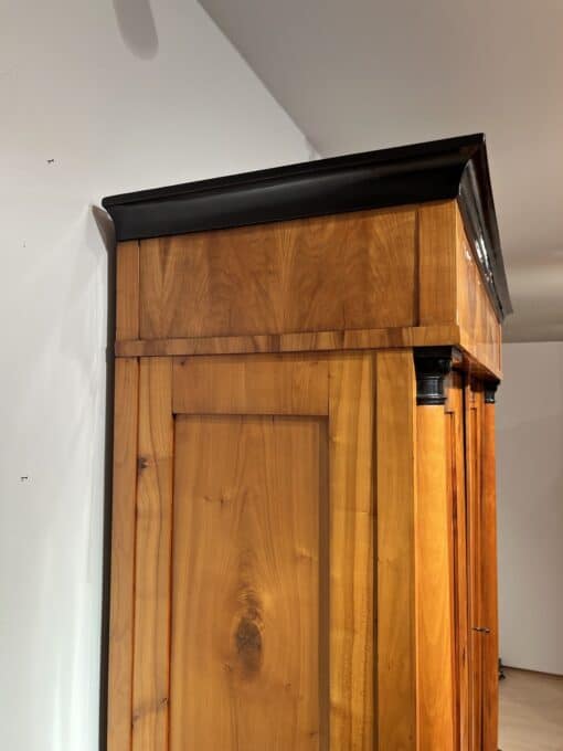 Cherry Biedermeier Armoire - Top Edge - Styylish