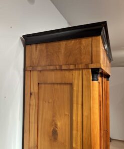 Cherry Biedermeier Armoire - Top Edge - Styylish