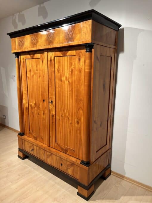 Cherry Biedermeier Armoire - Side - Styylish