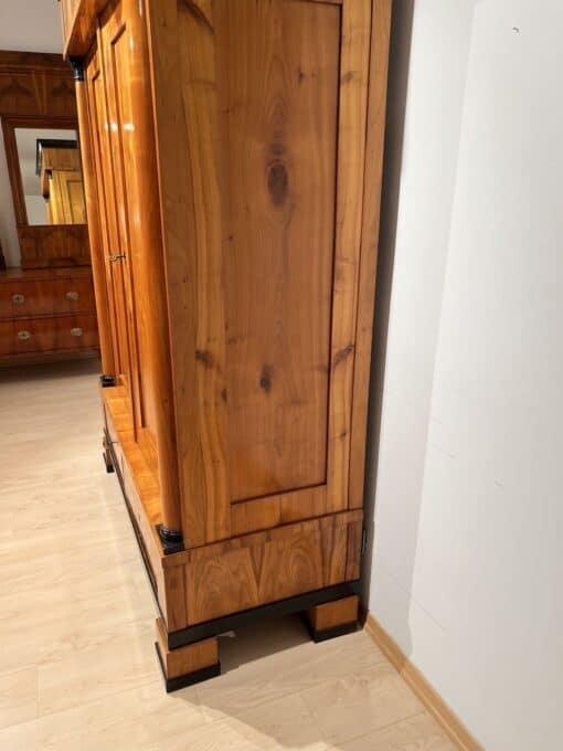 Cherry Biedermeier Armoire - Side Angle - Styylish