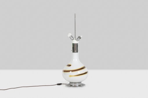 White Glass Lamp - Without Shade - Styylish