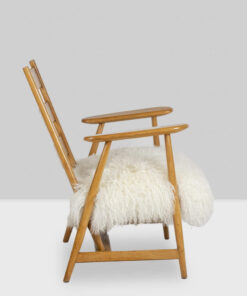Blond Beech Armchairs - Side of Frame - Styylish