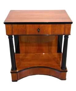 Biedermeier Console Table, Two Drawers, Cherry Veneer, South Germany circa 1820
