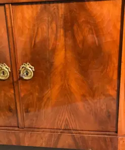 19th century Biedermeier desk - view of the lower doors - Styylish